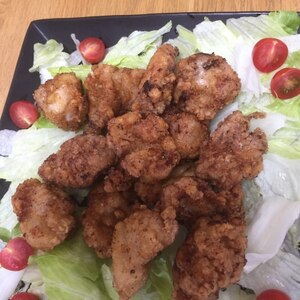 ガーリック塩麹漬け鶏のから揚げ